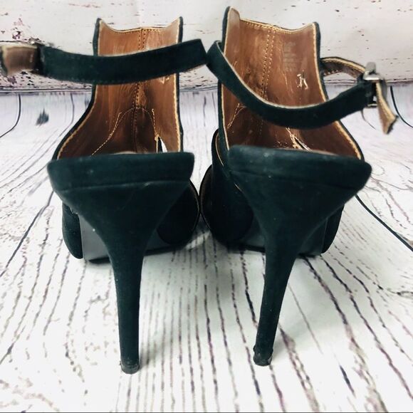 BCBGeneration Jazzmina Black Party Cut Out Heels Shoes 8 - Picture 7 of 12